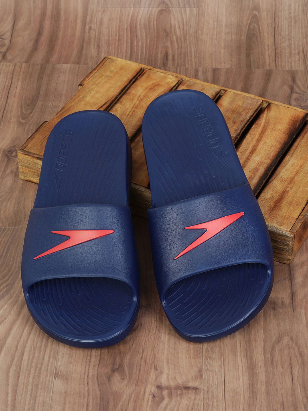 Speedo Men Printed Rubber Sliders