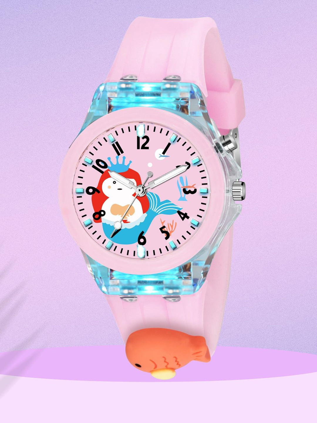 SWADESI STUFF Kids Dial & Bracelet Style Straps Analogue Watch MULTI FISH 27