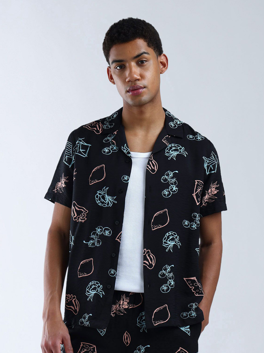 Flying Machine Men Classic Opaque Printed Casual Shirt