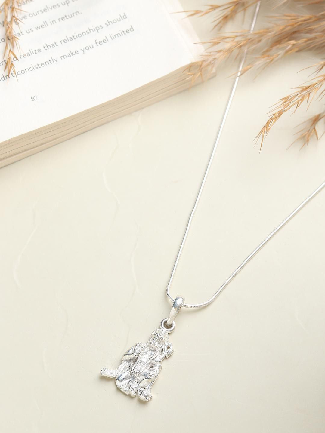 Metronaut 925 Sterling Silver Hanuman Ji Pendant