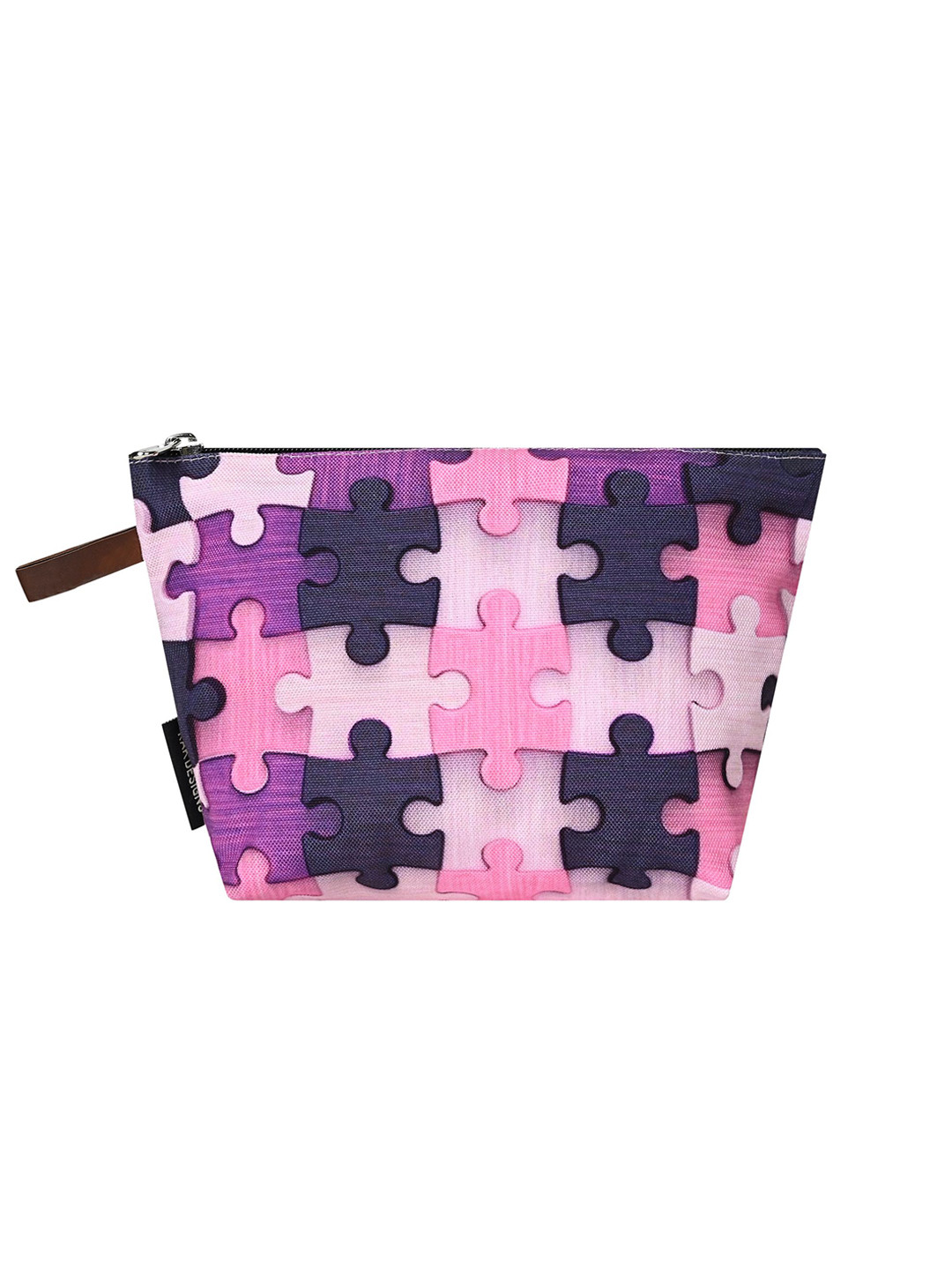 RAK DESIGNS Printed Cotton Canvas Makeup Pouch