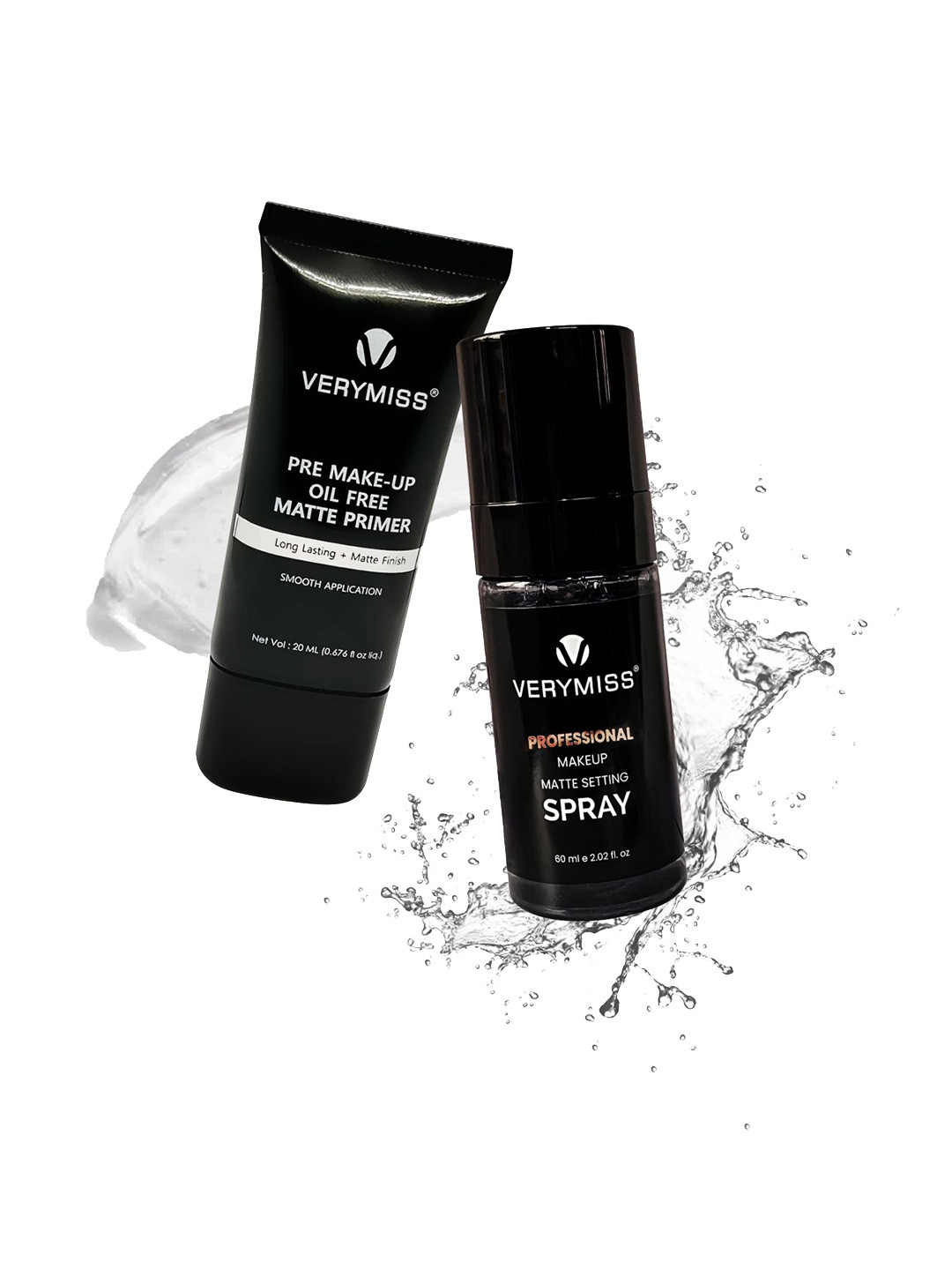 VERYMISS Set Of 2 Matte Primer- 20 ml & Makeup Matte Setting Spray- 60 ml