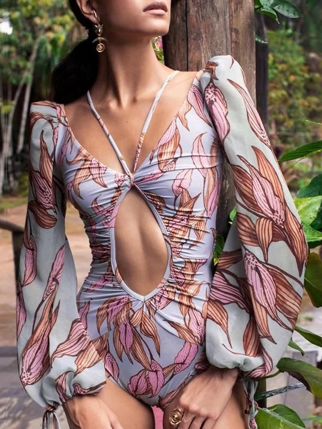 Miss Mosa By Akanksha  Blue & Pink Vienna Luxury Swimsuit