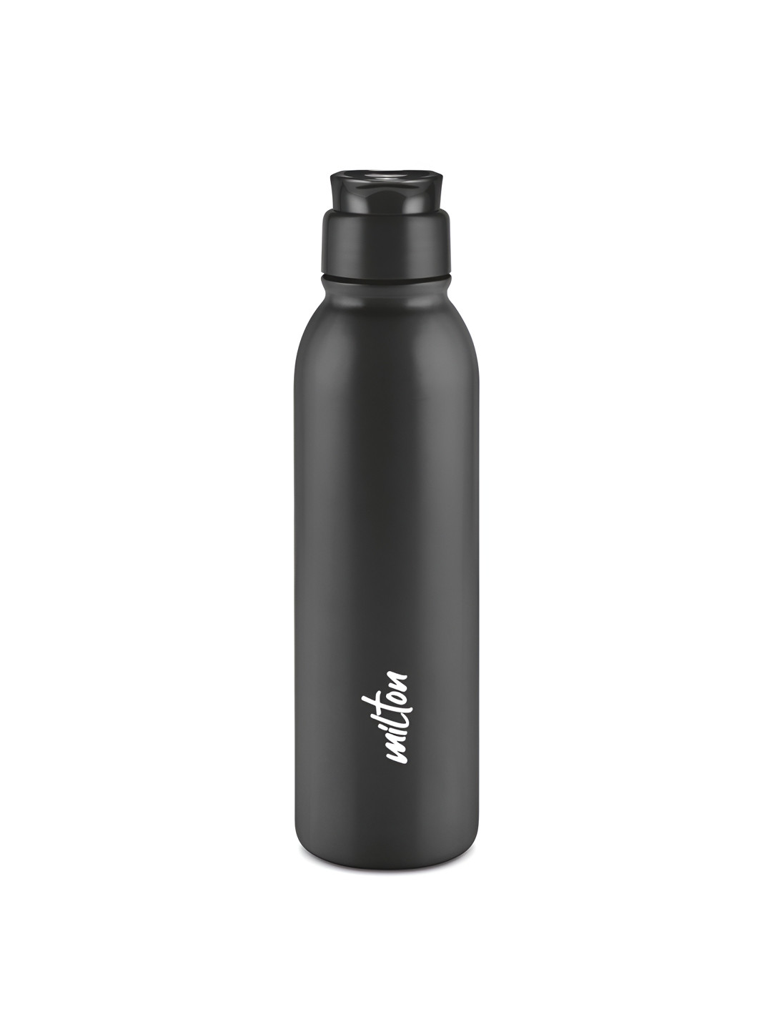 Milton Capper Black Solid Stainless Steel Spill Proof Sipper - 870ml