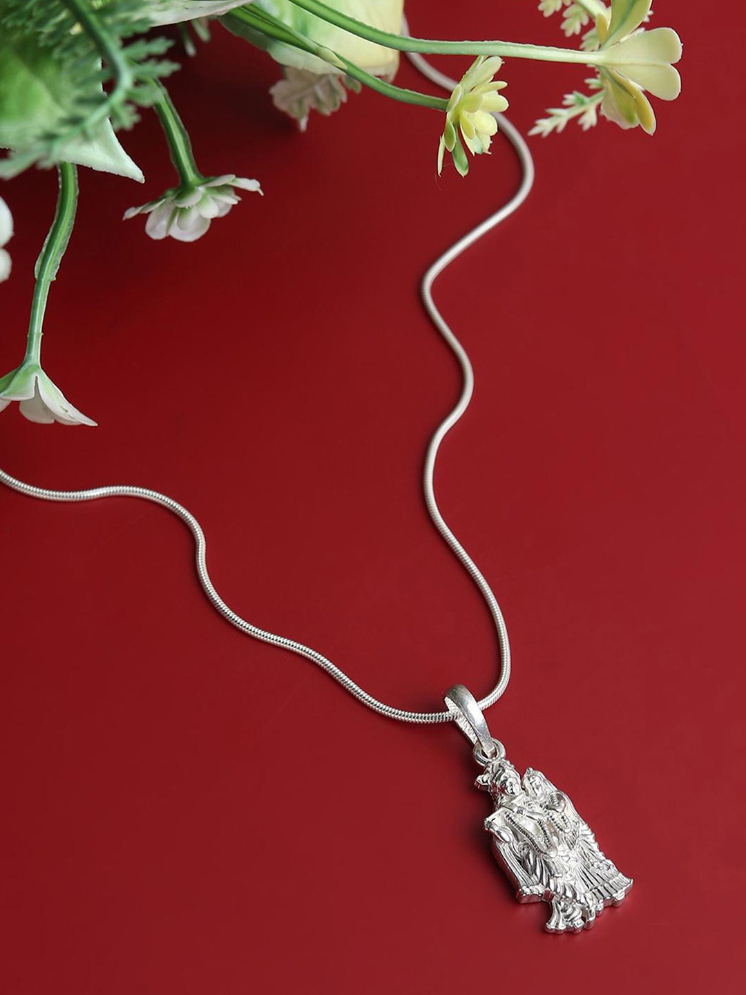 Metronaut 925 Sterling Silver Krishna Ji Pendants