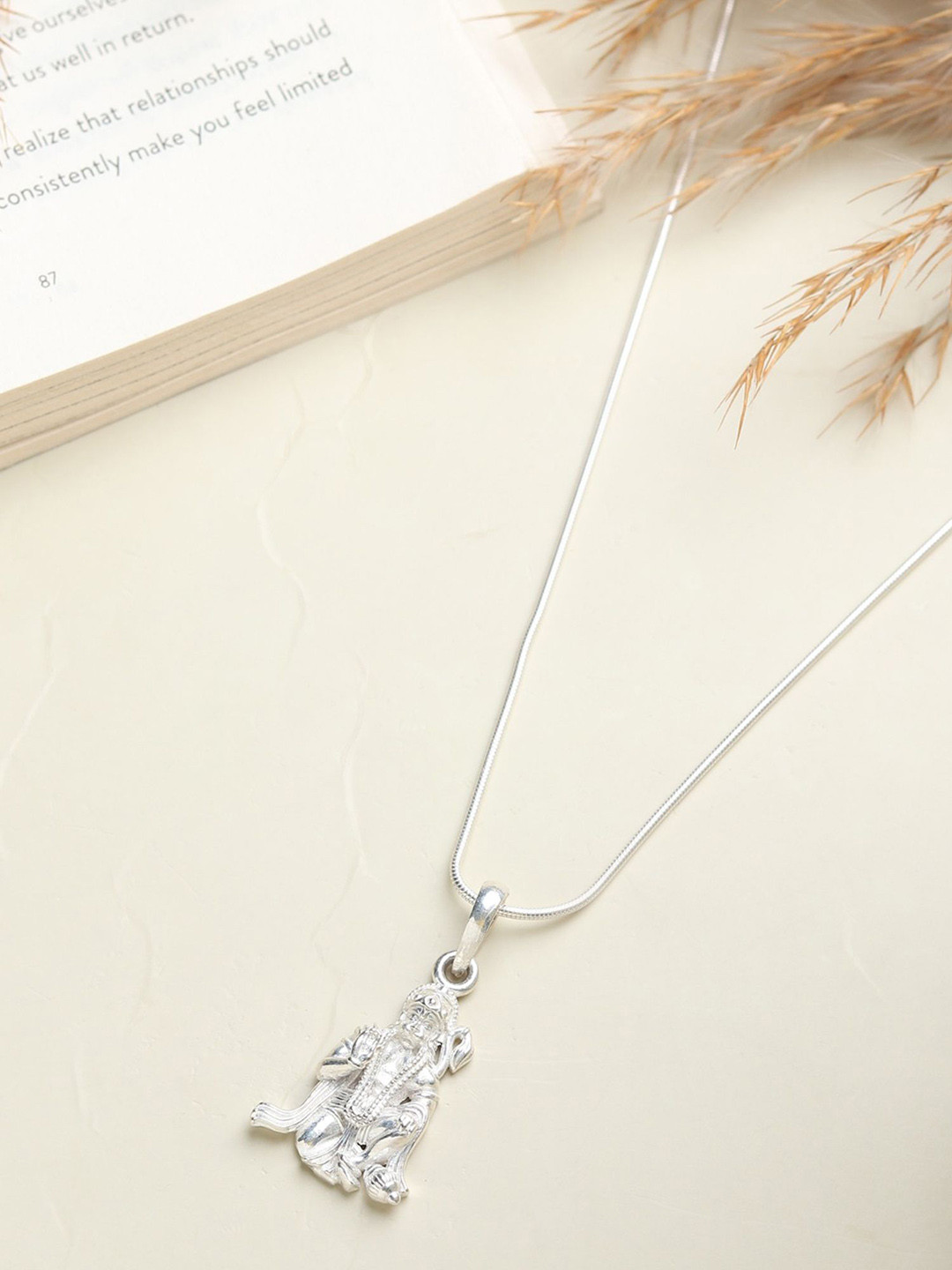 Metronaut 925 Sterling Silver Hanuman Ji Pendant