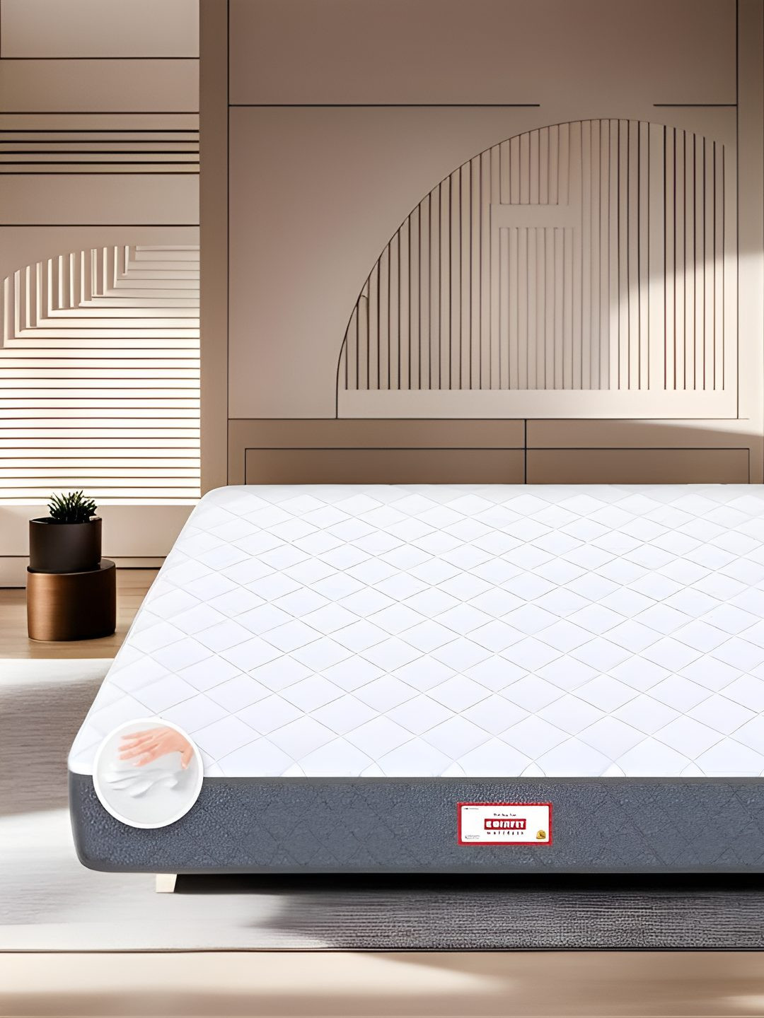 COIRFIT Twin Plus 5 Zone I-shape Tech.Memory Foam Single Size 8 Inch Mattress (75X30)