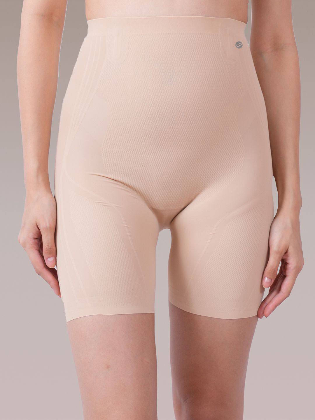 Soie Women Seamless High Waist Tummy Hip & Thigh Control Compression Shaper Shorts