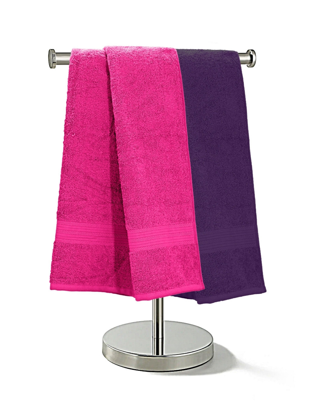 The Happy Pod 6Pcs 500 GSM High Absorbent Cotton Towel Set with 2 Bath 2 Face 2 Hand Towel