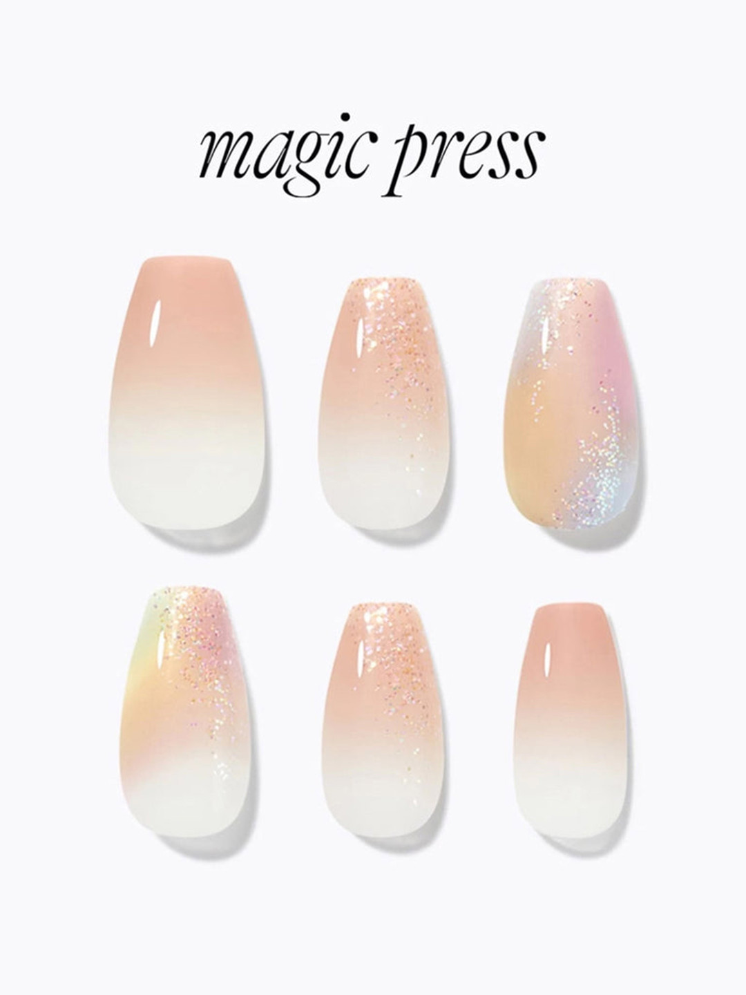 Dashing Diva 30-Tips Magic Press False Nails with Super Strong Adhesive - Emotion