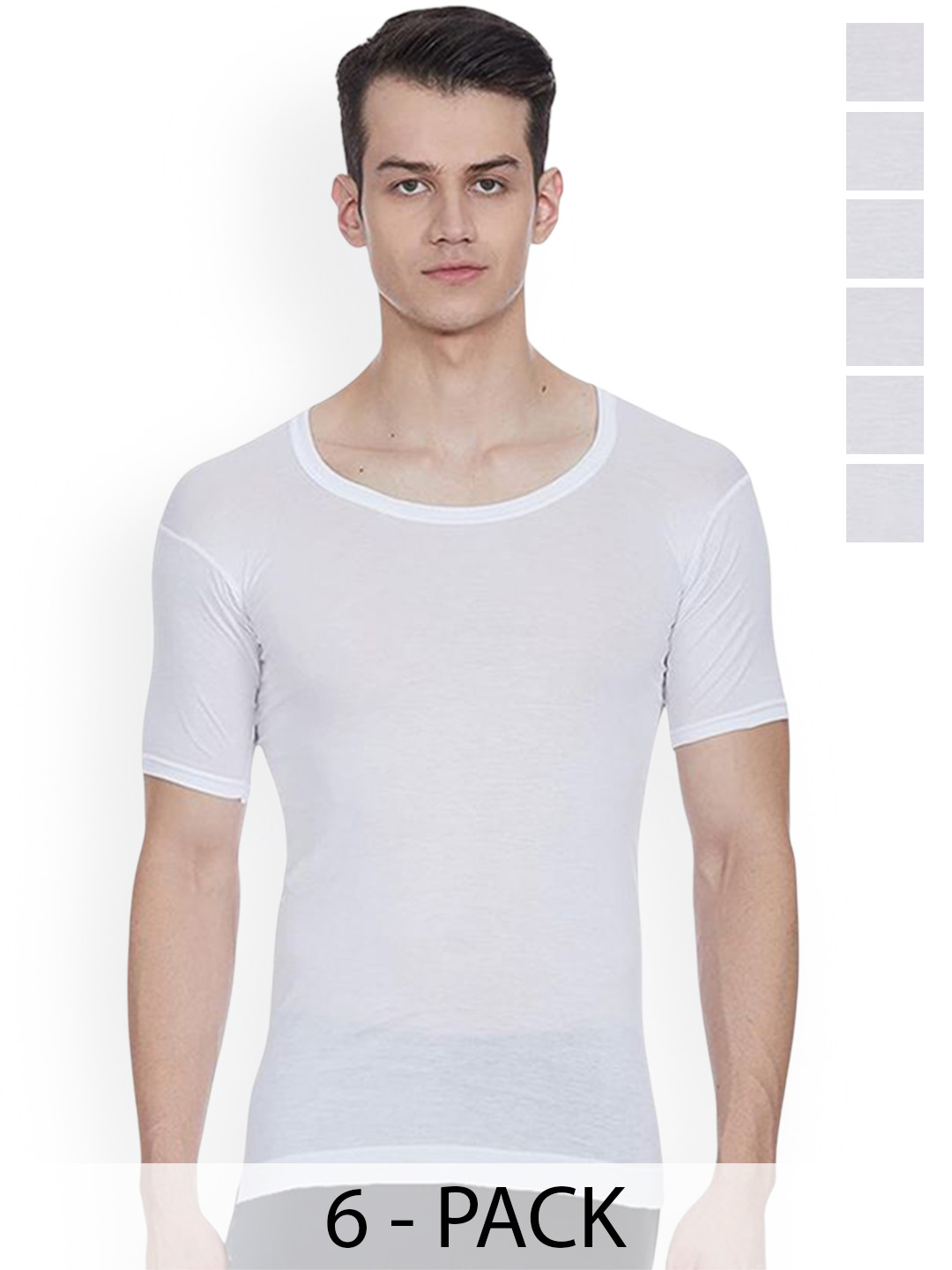 Rupa Pack Of 6 Pure Cotton Innerwear Vest