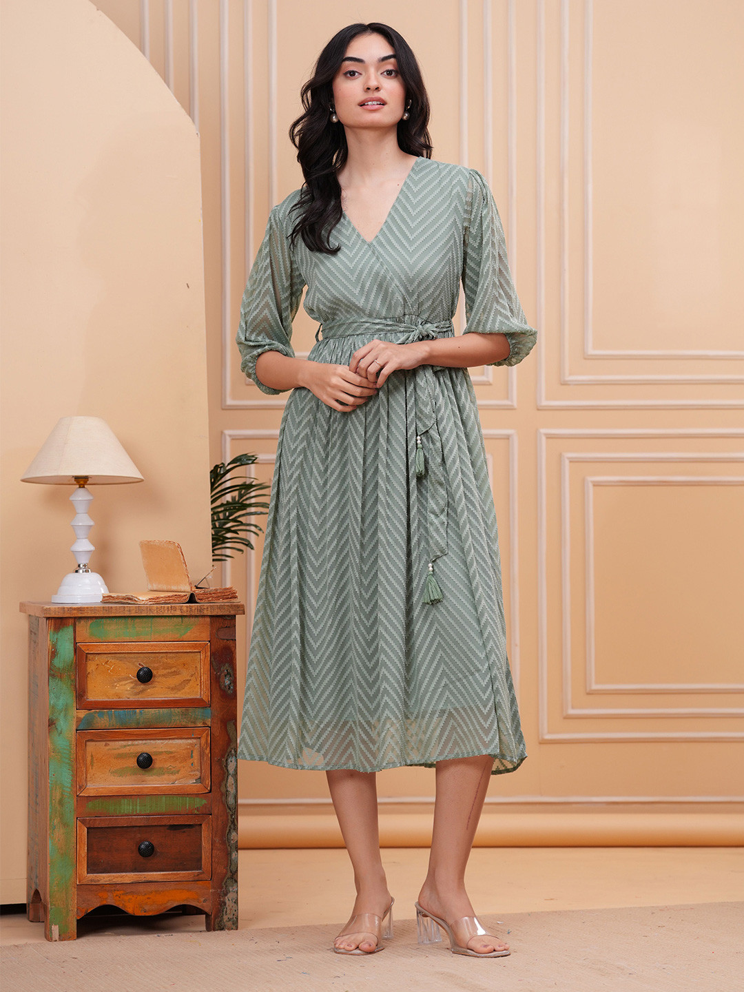 OH MI DIOS Women Fit and Flare Dress