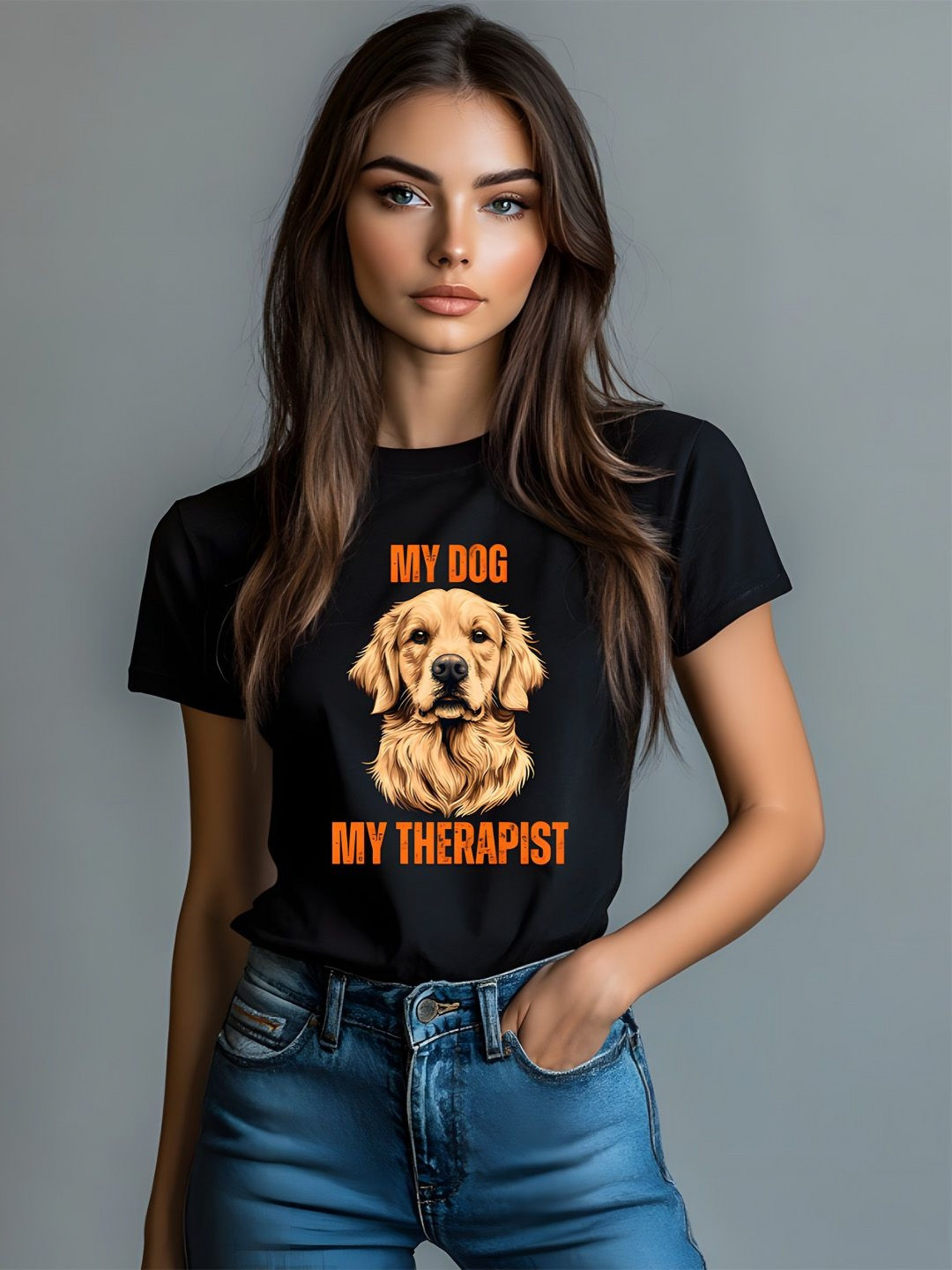 Storeily Women Typography Printed Raw Edge T-shirt