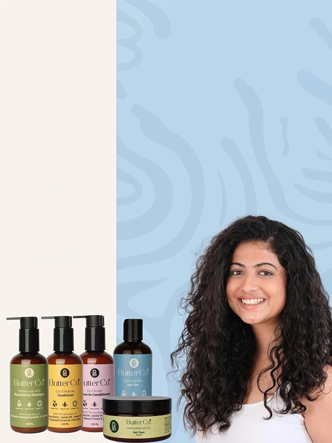 ButterCo. Define Curls Nourishing Shampoo With Shea Butter & Jojoba Oil - 200 ml