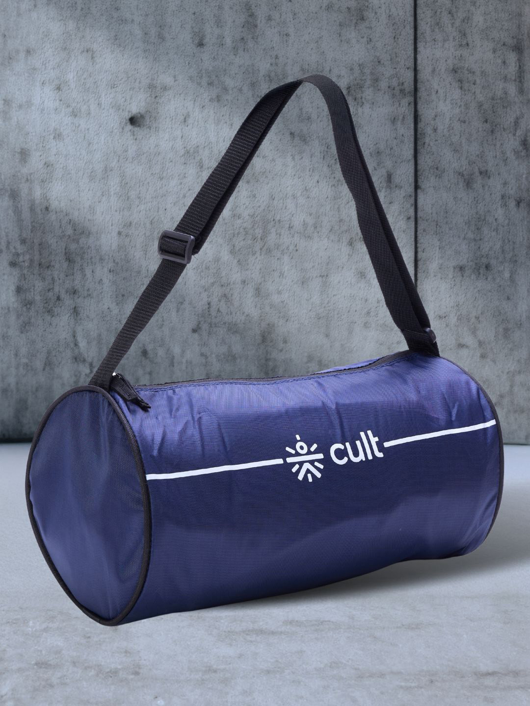CULT Blue Duffle Bag Unisex Adjustable Strap Mesh pocket Gym & Sport Bag 12 L