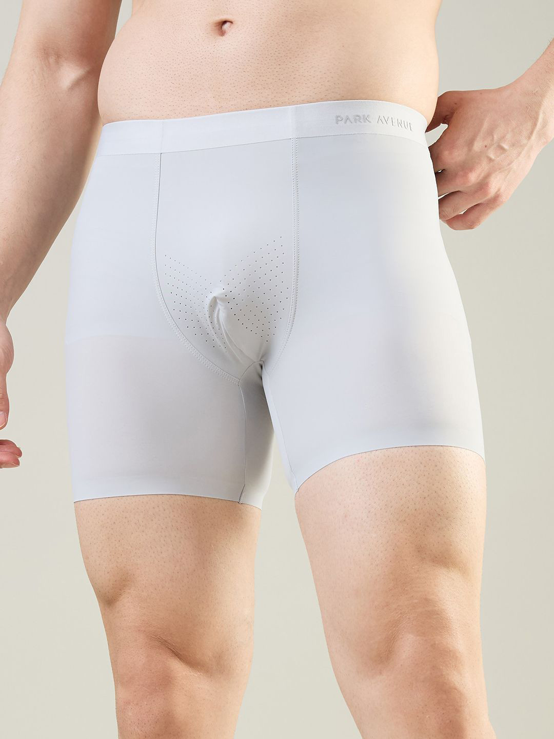 Park Avenue Men Seamless High Stretch Long Trunk