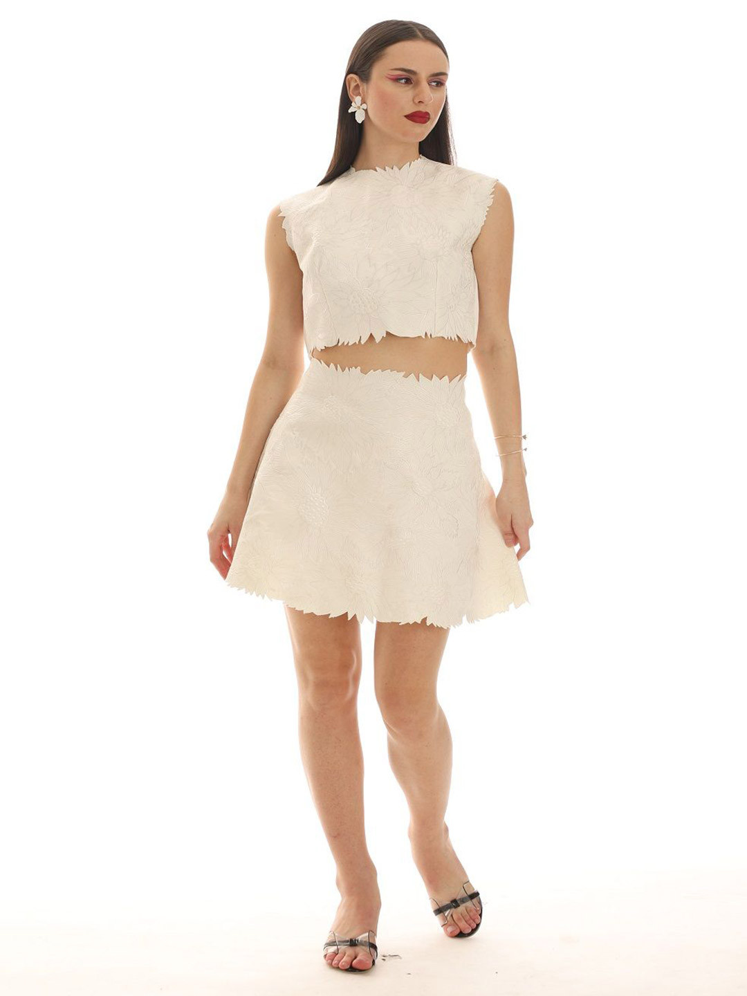 Parneet Gujral Crepe Handloom Top