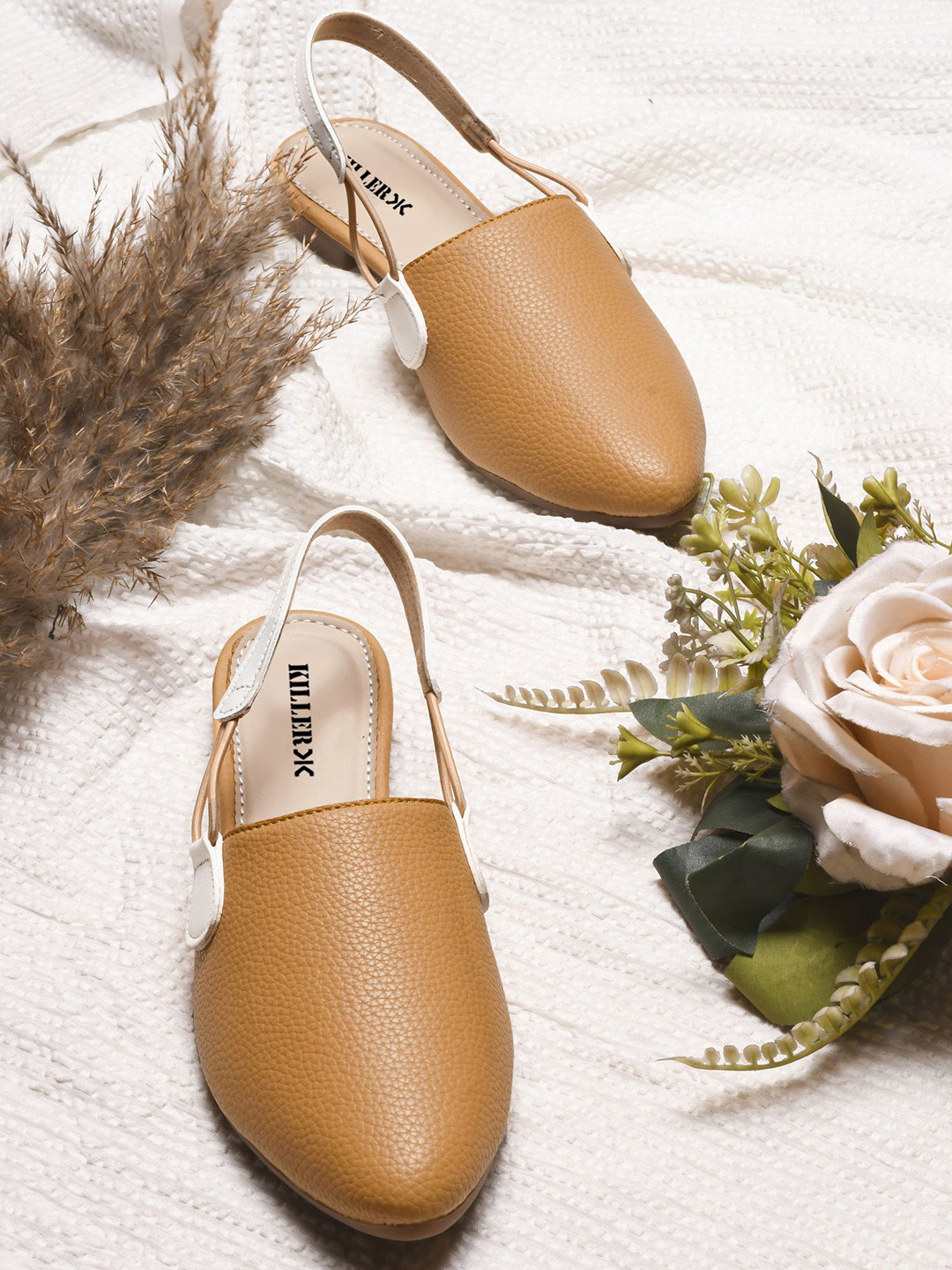 Killer Women Round Toe Slingback Flats