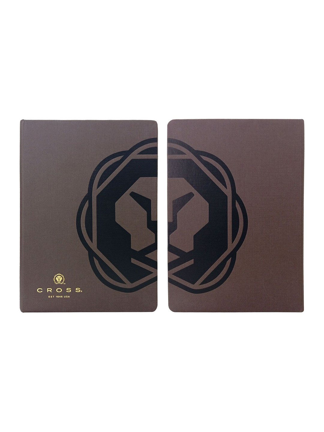 Cross Men Set Of 2 Chrome Ball Pen & Note Book Gift Set