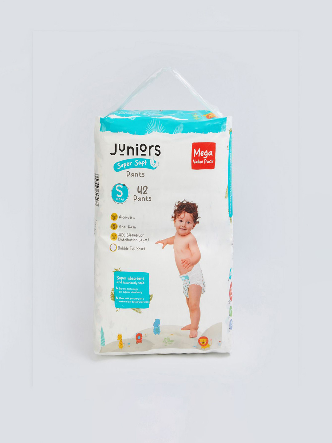 Juniors by Babyshop Kids Super Soft Pants With Aloevera - Small - 42 Pcs