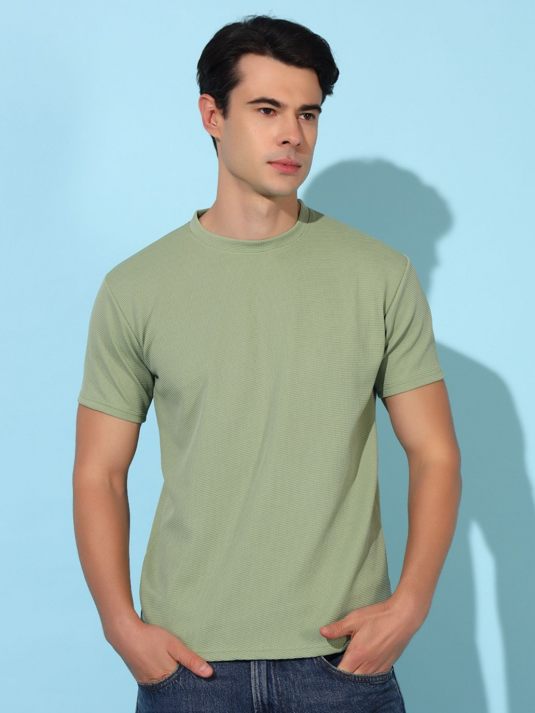 Christy World Men Raw Edge T-shirt