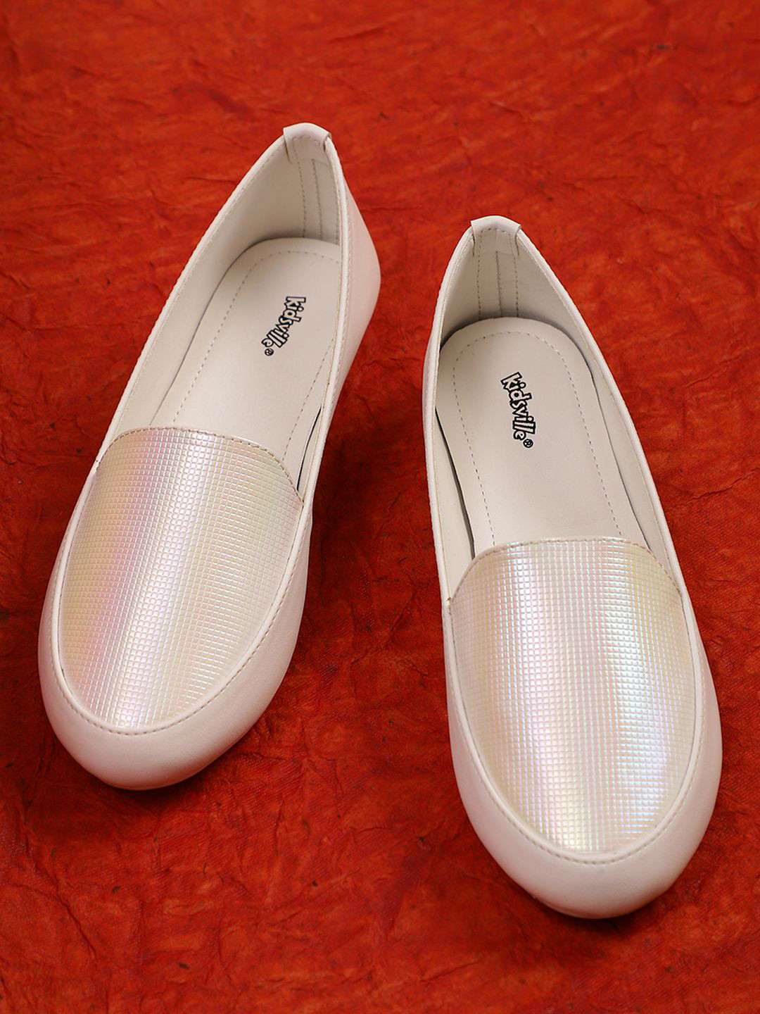 Kids Ville Girls Round Toe Printed Ballerina