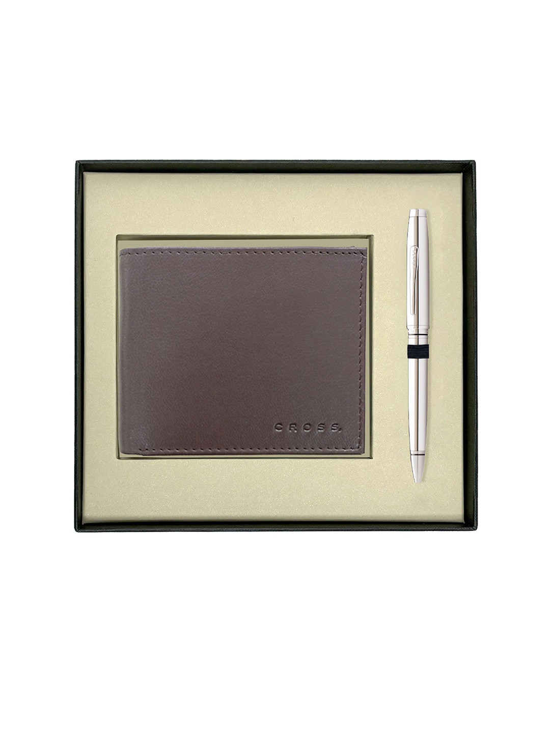 Cross Card Men Wallet & Pen Accessory Gift Set