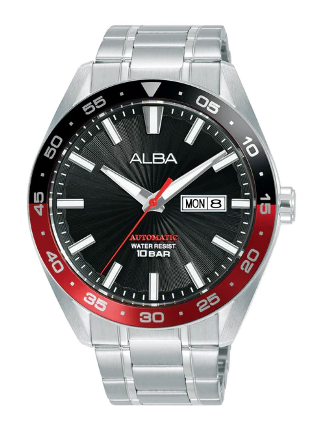 Alba by seiko Black Patterned Dial Automatic Watch A3B001X1