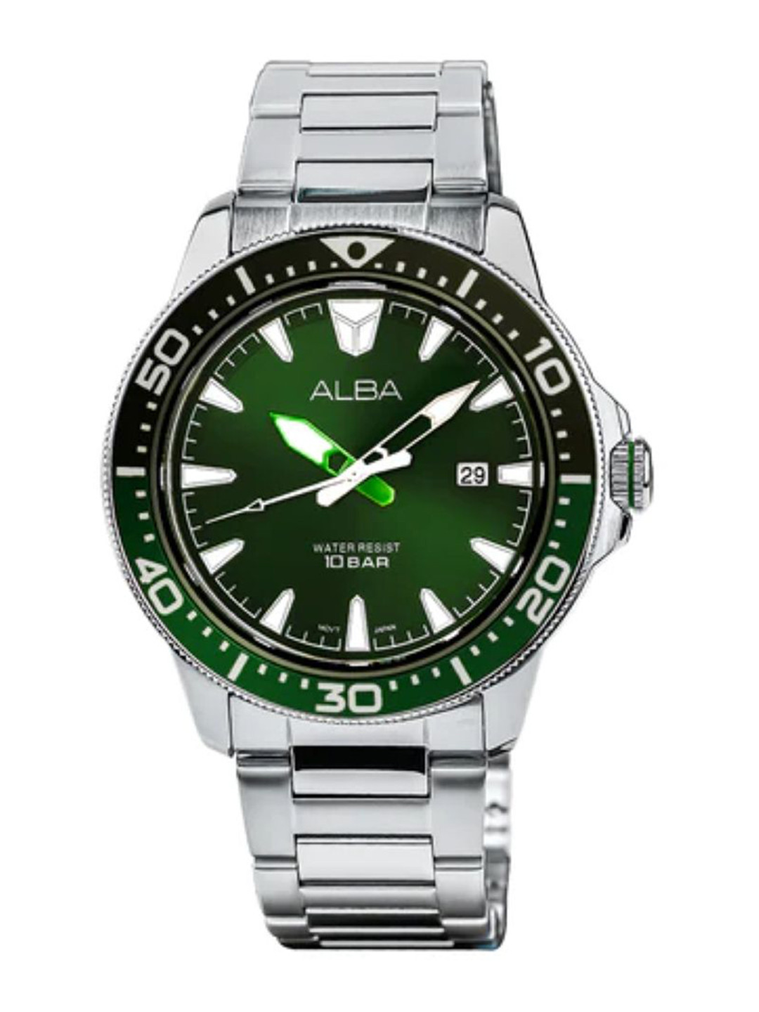 Alba by seiko Dark Green Dial Quartz Watch-AS9T93X1
