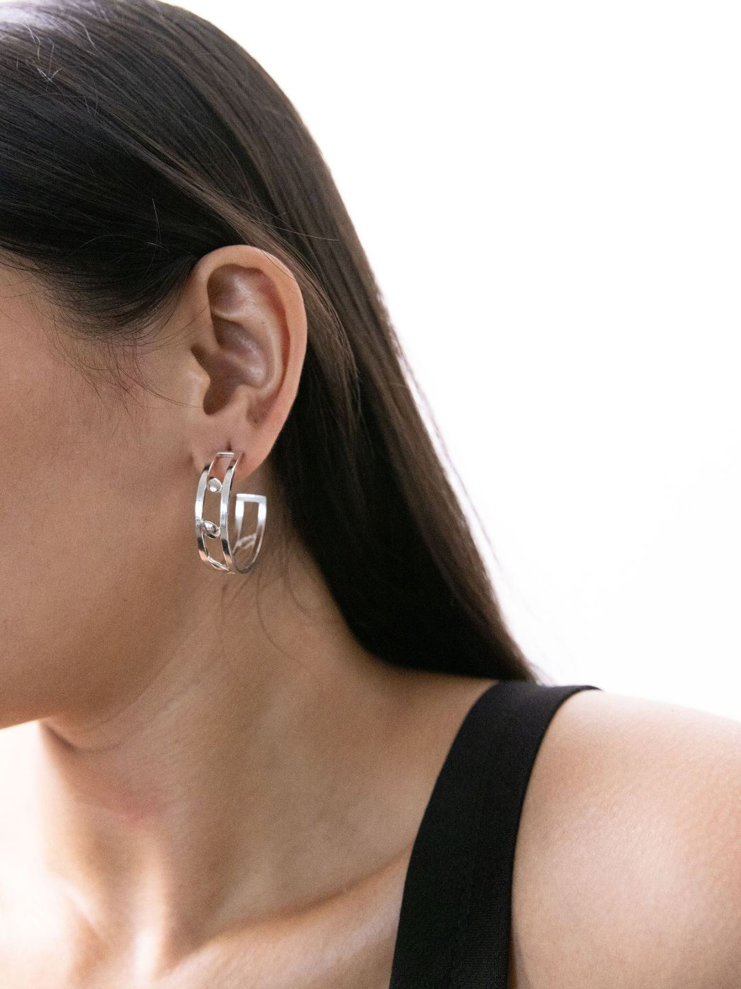 House of Pehr Contemporary Bella Hoop Earrings