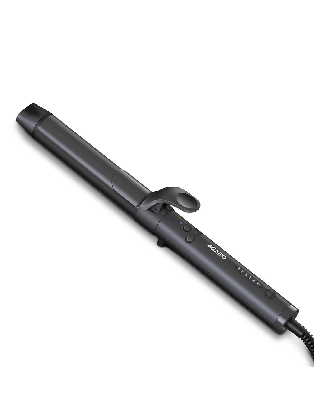 Agaro Prima Rotating Hair Curler with 32mm Ceramic Coated Barrel - Black