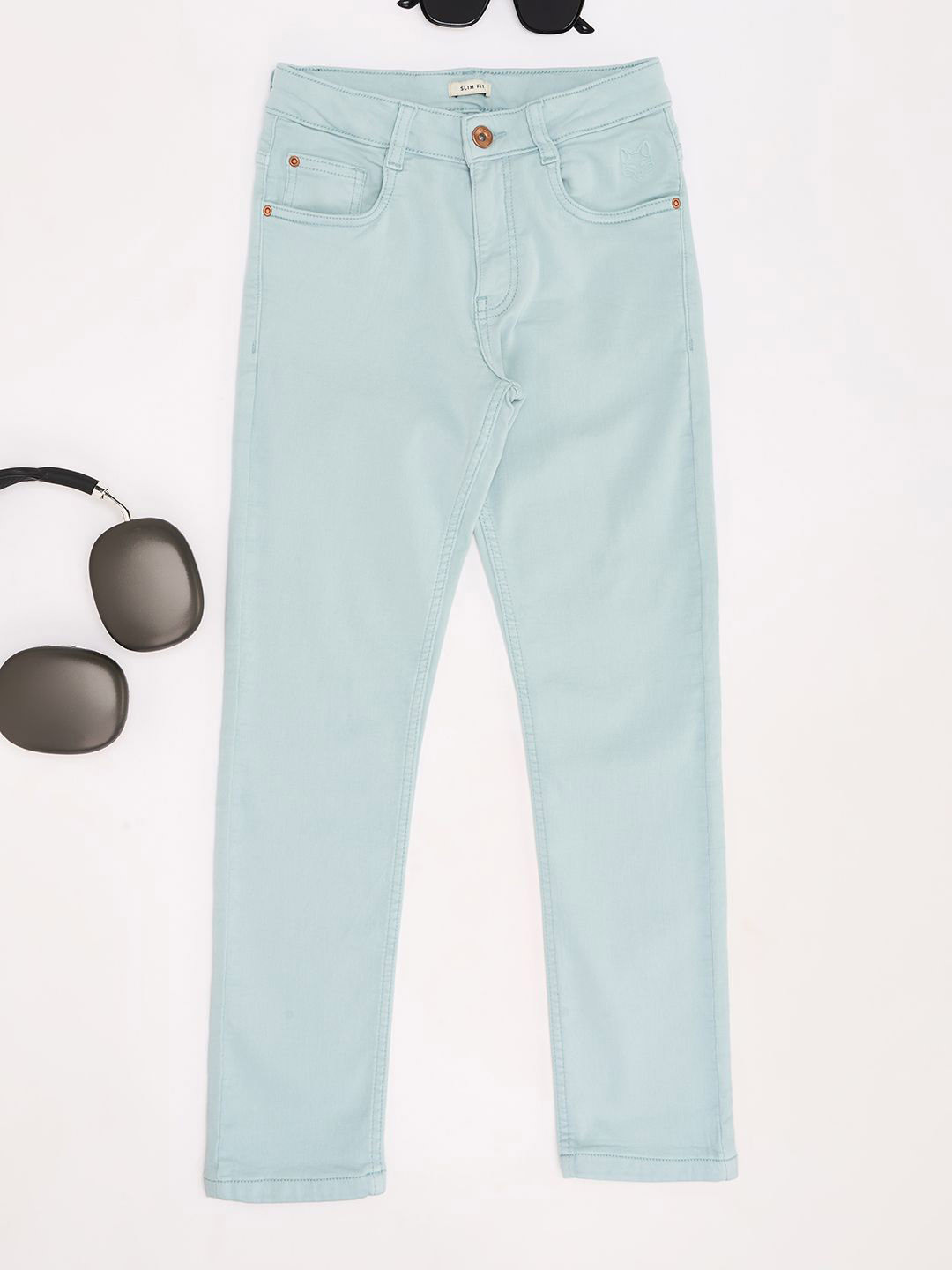 Pantaloons Junior Boys Mid-Rise Slim Fit Stretchable Jeans