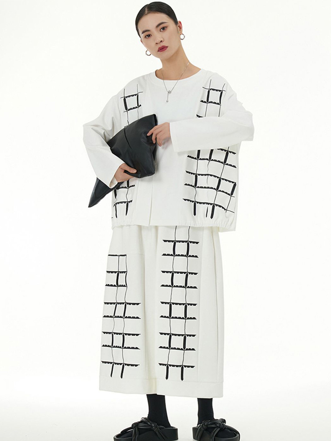 JC Collection Women Round Neck Full Sleeve Printed Cotton Regular Top