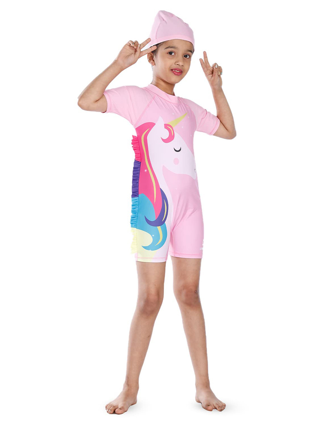 AIRAVAT Kids Printed Structured Fit Leg Suit