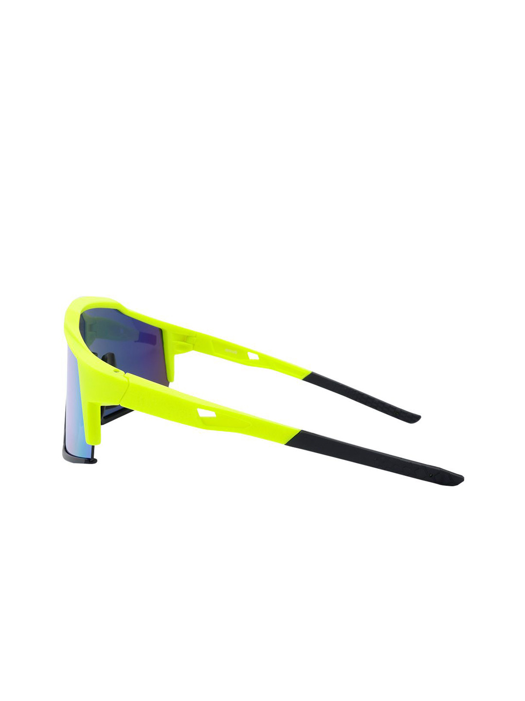 Opticsfit Unisex Sunglasses with Polarised & UV Protected Lens 6603-YellowFrameRedFilm