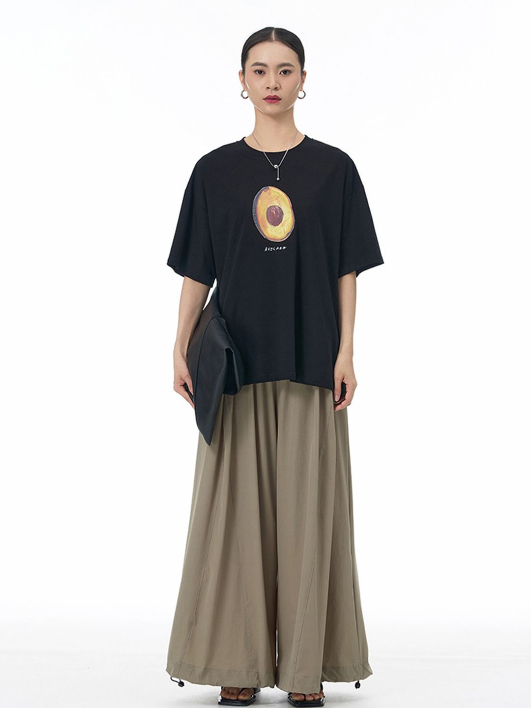 JC Collection Women Kimono Sleeve Cotton Kaftan Top