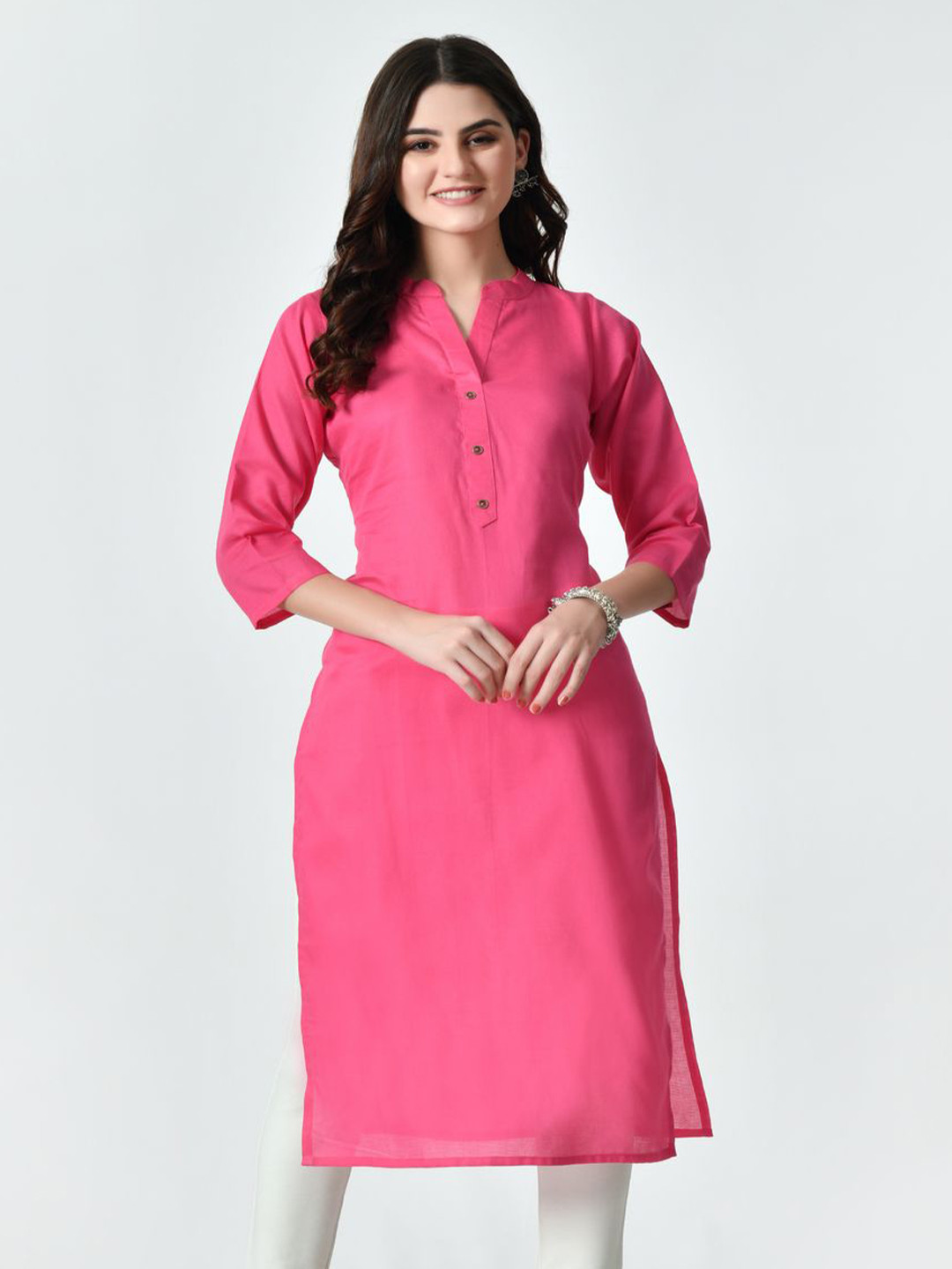 MAURYA Mandarin Collar Straight Kurta