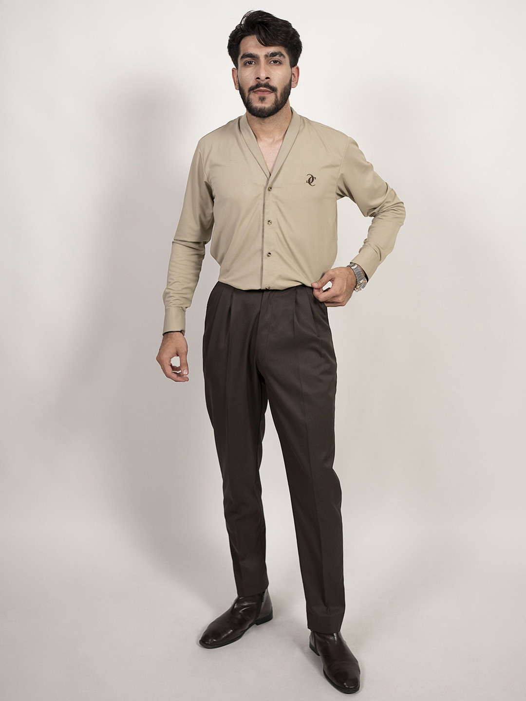 CABIN COMFY The Prestige Shawl Collar Shirt