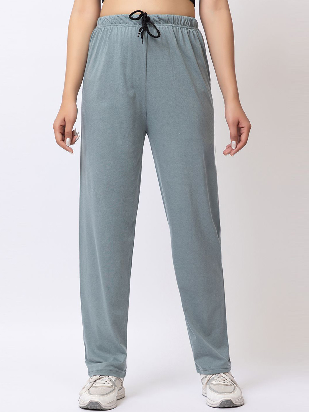 RG BY S.S. Clothing Women Regular Fit Cotton High Rise Track Pants