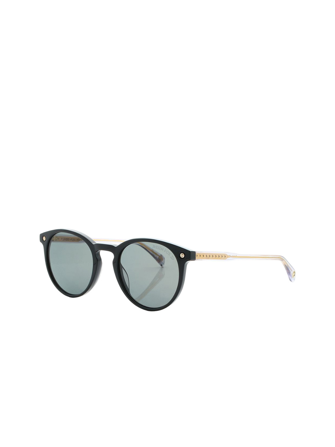 Shisen Fox Unisex Full Rim Round Sunglasses with Polarised and UV Protected Lens SG252