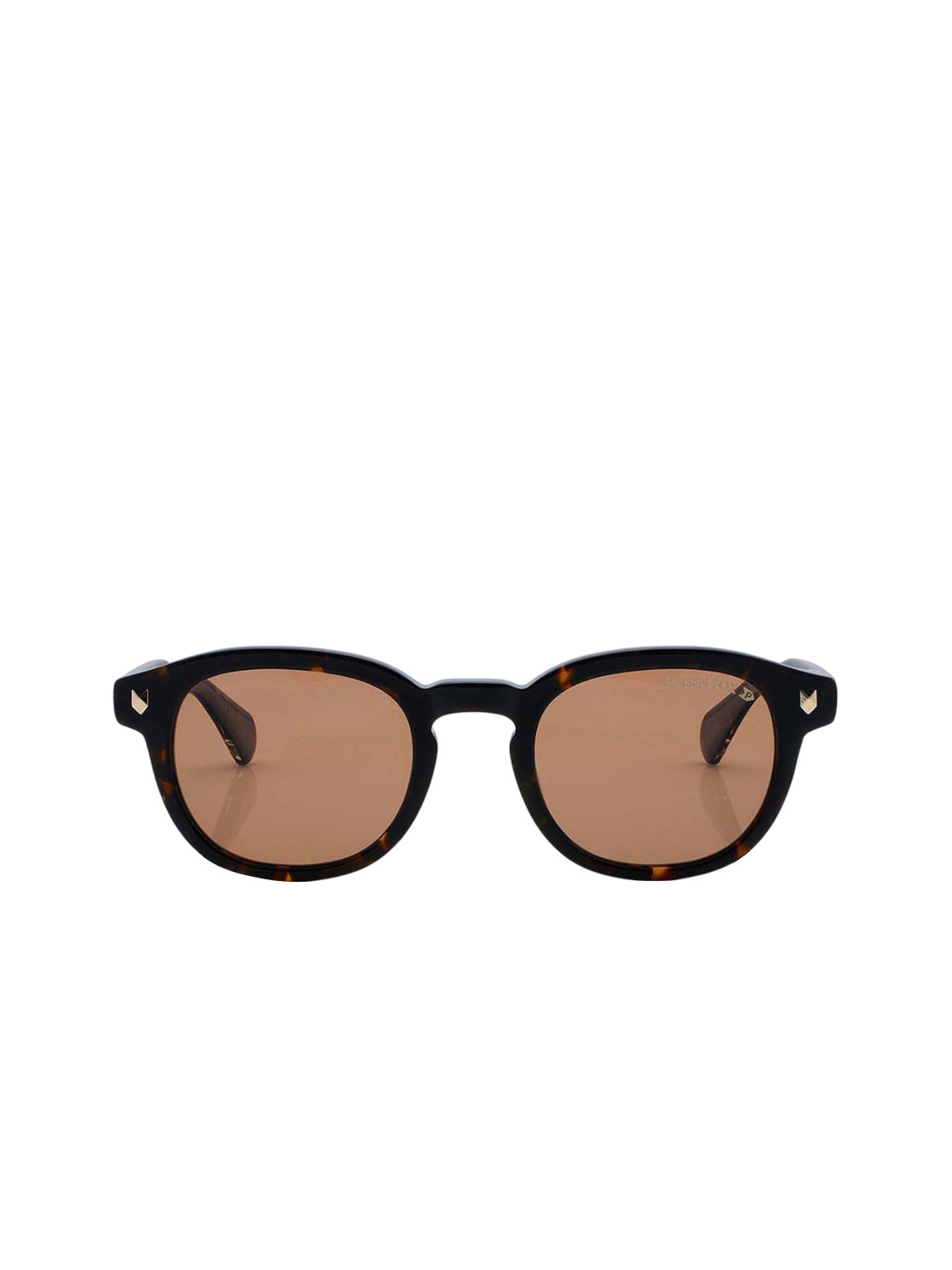 Shisen Fox Unisex Round Sunglasses with Polarised and UV Protected Lens SG175