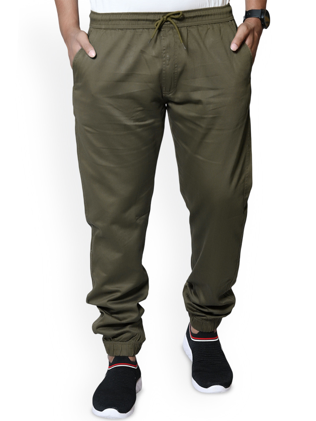 OF-NOTE Men's Regular Fit Solid Joggers