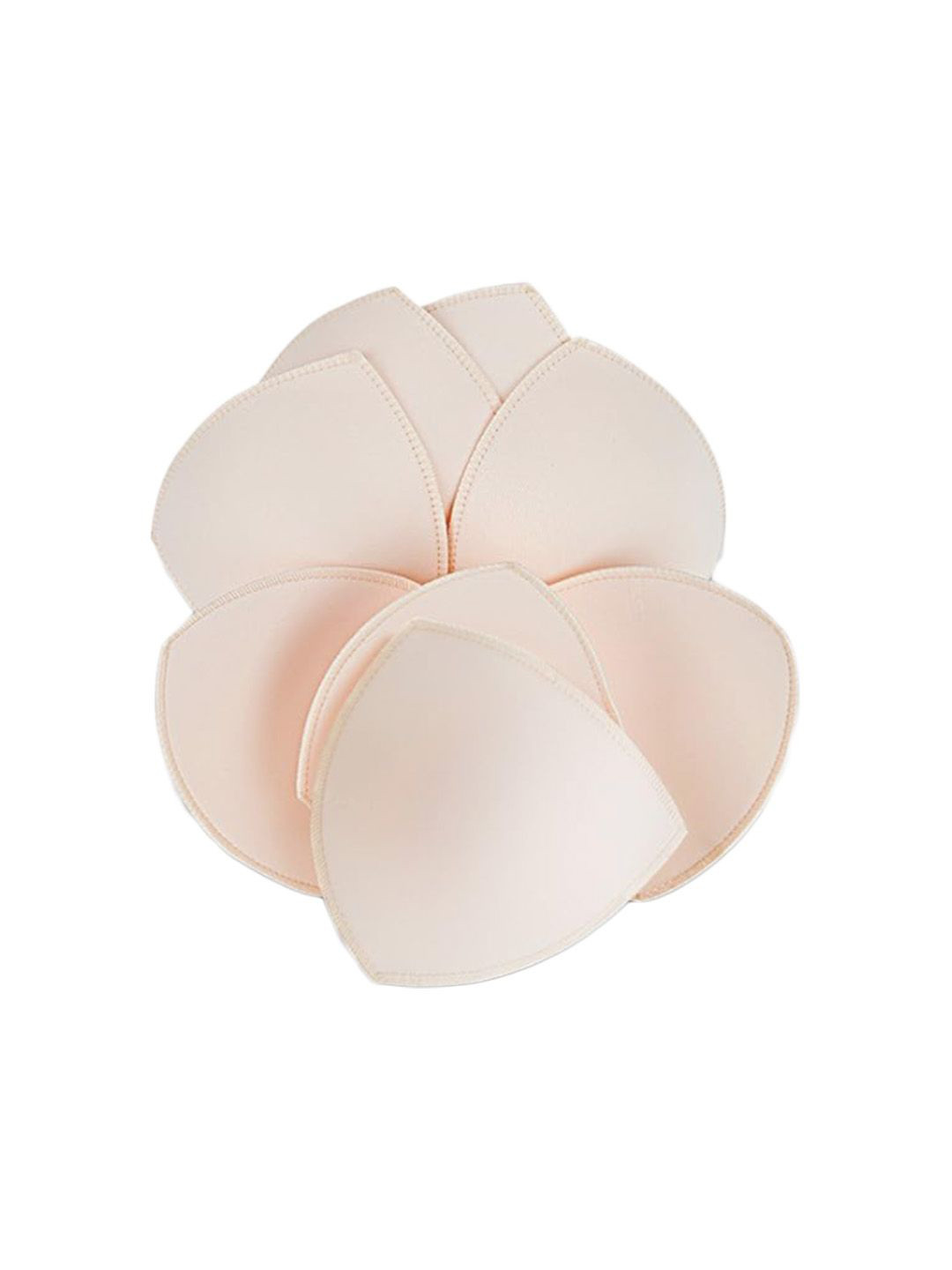 SECRETS BY ZEROKAATA Pack of 4 Reusable Triangle Breast Enhancer Bra Insert Pads for Women