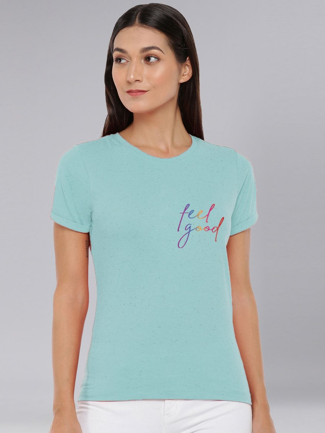 Dollar Missy Women Typography Printed T-shirt