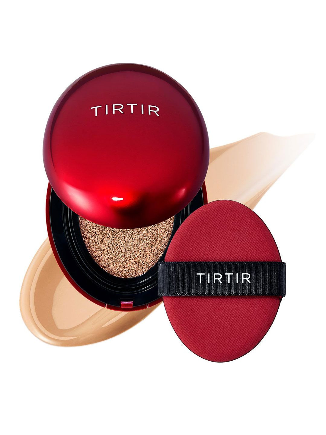 TIR TIR Mask Fit Long Lasting Red Mini Niacinamide Cushion Foundation- 4.5 g- Toffee 34 W