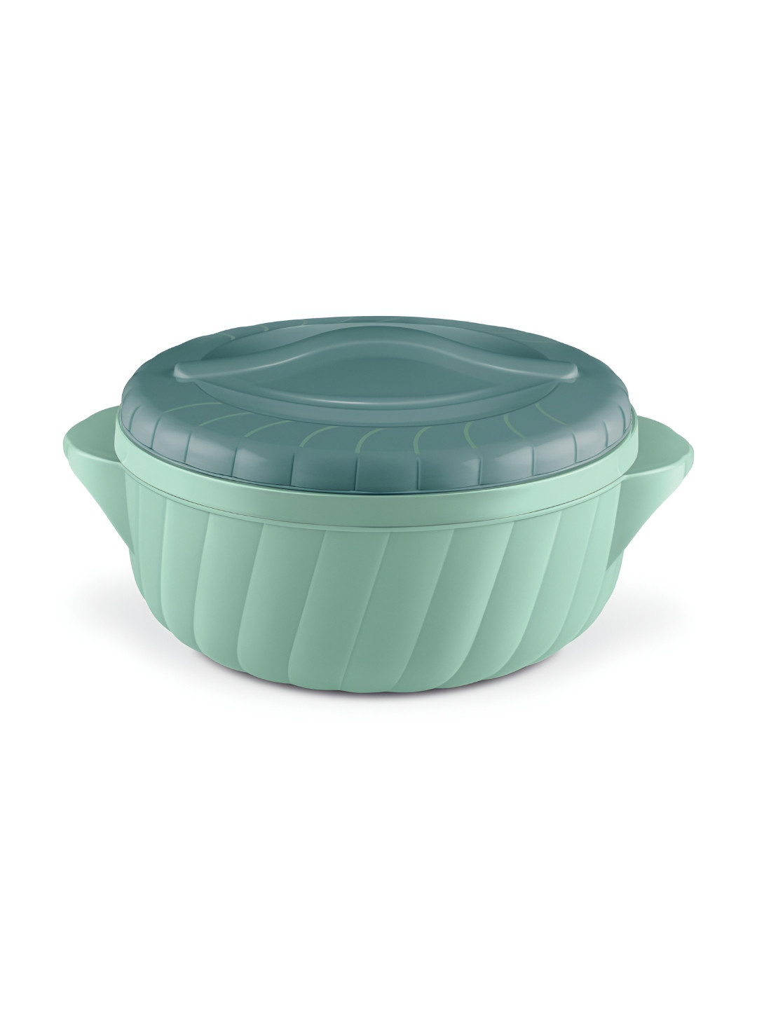 Milton Light Green Flora 2500 Insulated Inner Steel Casserole 2.35 L