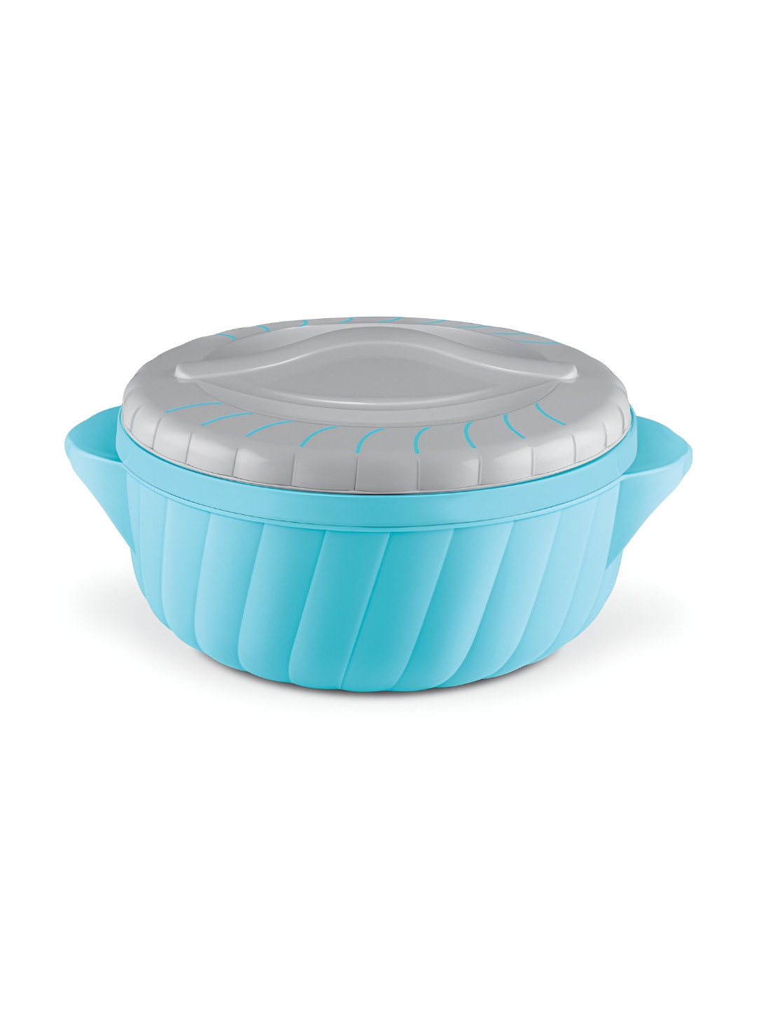 Milton Cyan Blue Flora 1500 Insulated Inner Steel Casserole 2.1 L