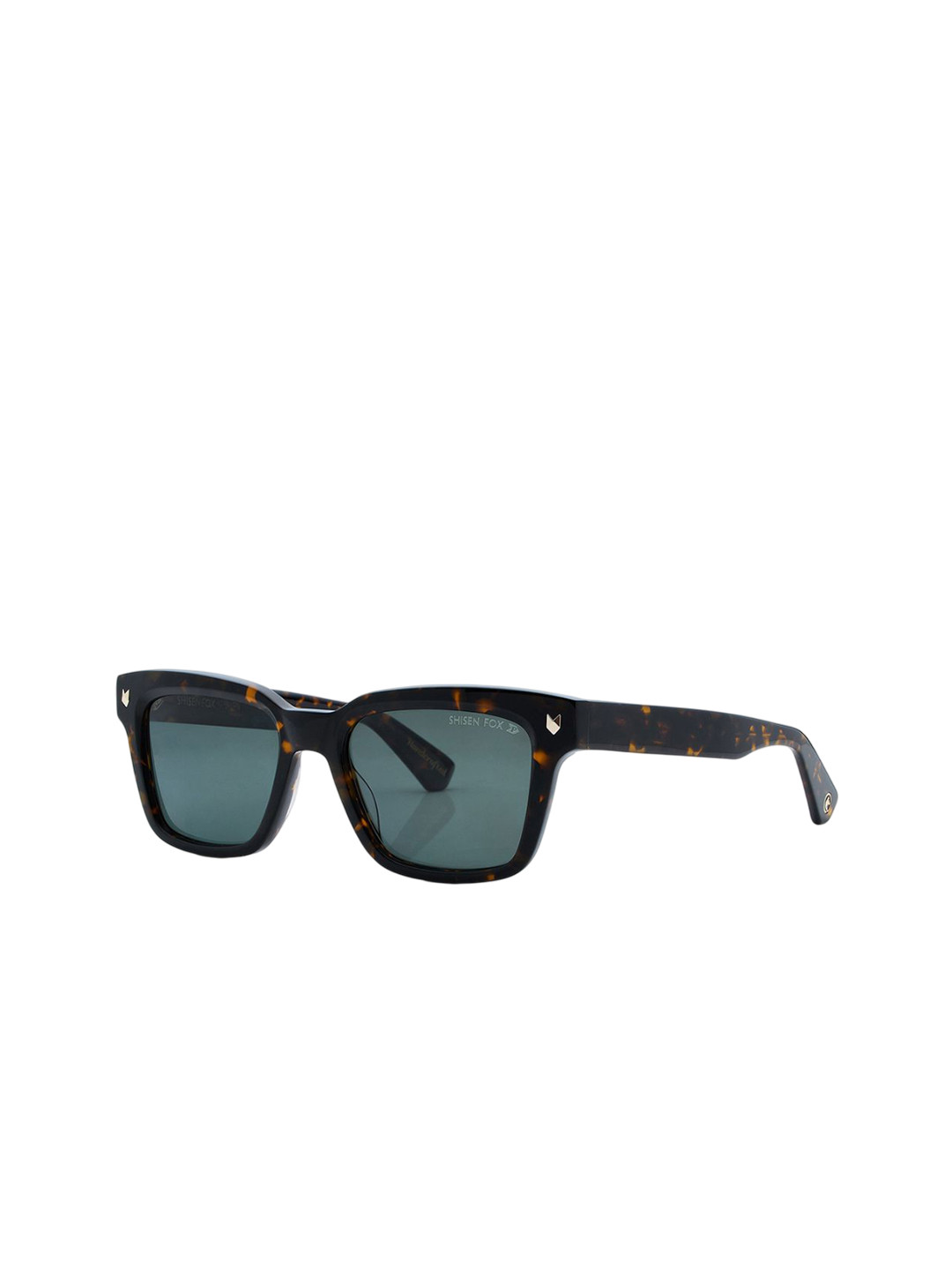 Shisen Fox Unisex Square Sunglasses with Polarised and UV Protected Lens SG184