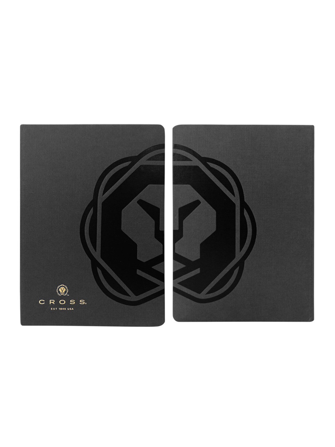 Cross Black Ball Point Pen With Notebook