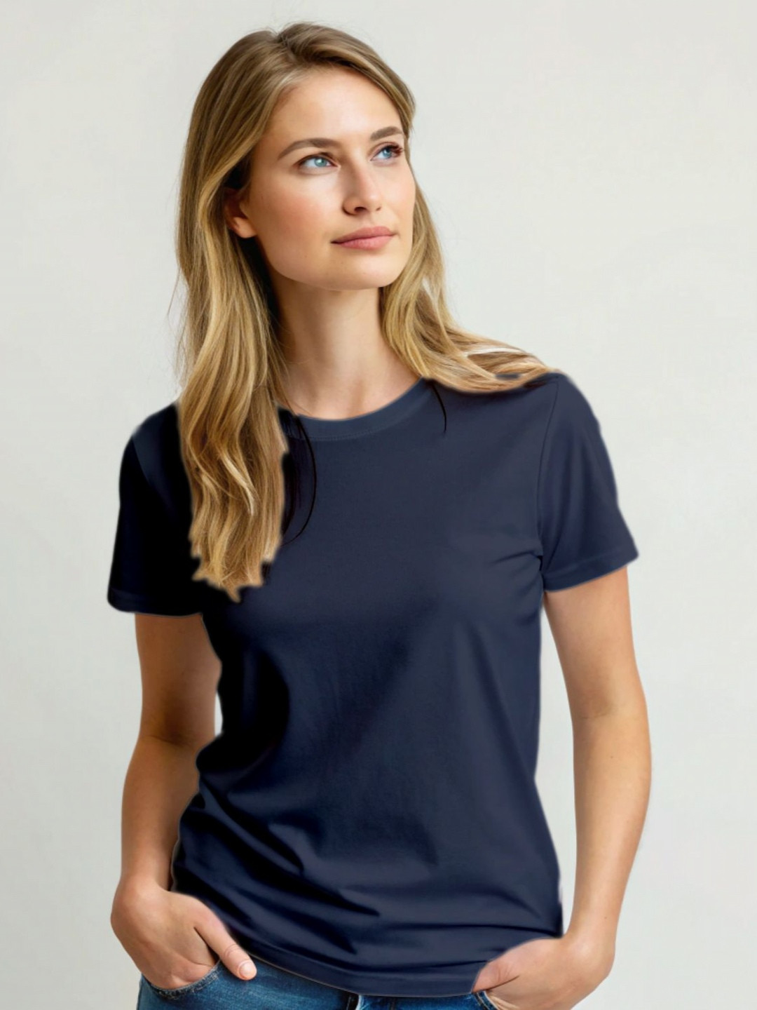Xenovaurban Women Extended Sleeves Pockets T-shirt